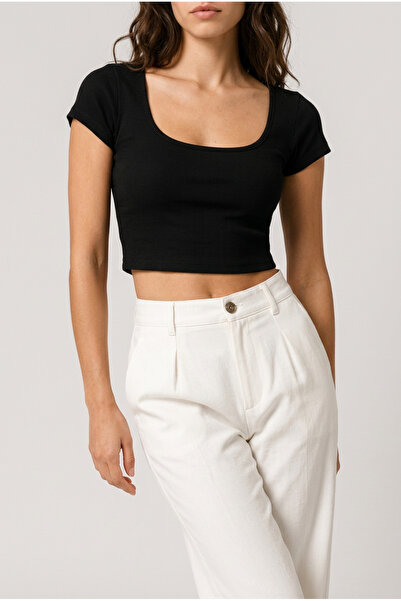 Kadın T-shirt Crop