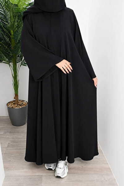DEAL ABAYA عباية جديدة بقماش انترنت ملكيي ناعم مع طرحة ساده