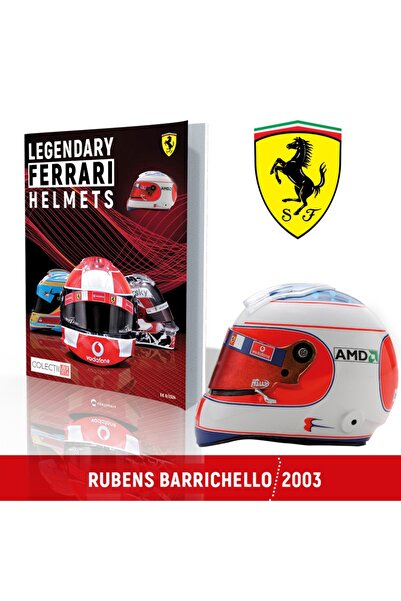 Centauri Sigilat- Rubes Barrichello 2003- Nr. 15- Colectia Casti F1 FERRARI 2...