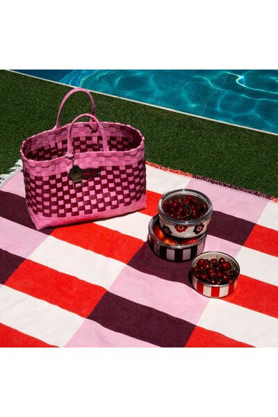 EMAYlab emaylabxCudl Sunday Mini set- Emaye Saklama kabı, Piknik çantası, Örtü