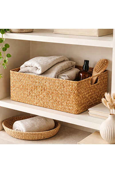 Generic Terreamour Natural Seaweed Woven Storage Basket, Japanese-Style Cabin...