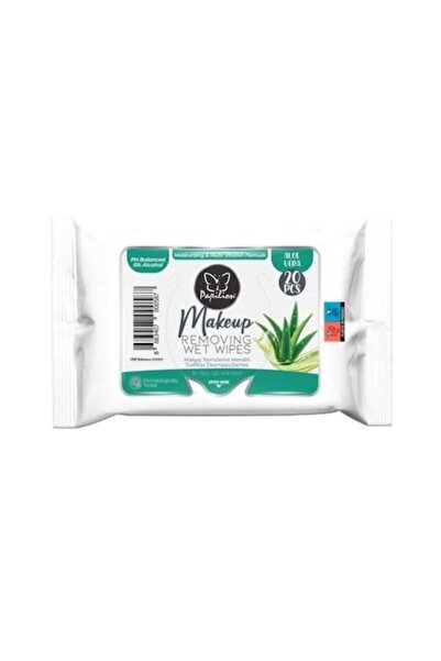 Papilion 3 x Șervețele umede demachiante cu Aloe Vera, 20 bucăți