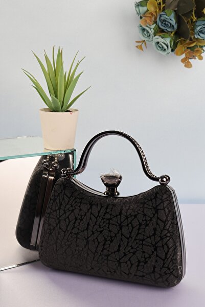 weem bag إيليسارا EB0751 |   حقيبة سهرة جديدة أنيقة بمقبض معدني مزدوج