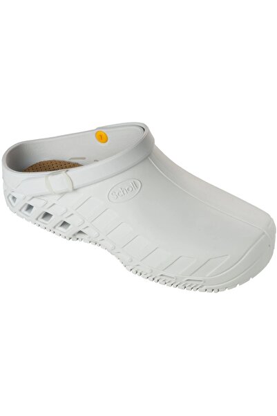 Scholl Saboti de lucru autoclavabili Clog Evo, alb, marimea 47,