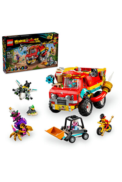 LEGO Camionul electric al echipei Monkie Kid