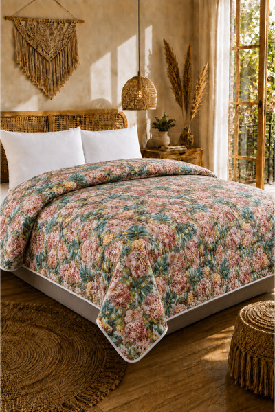 Bella Home غطاء سرير مزدوج 5D |   200×220 سم |   متعدد الاستخدامات، خفيف الوز...