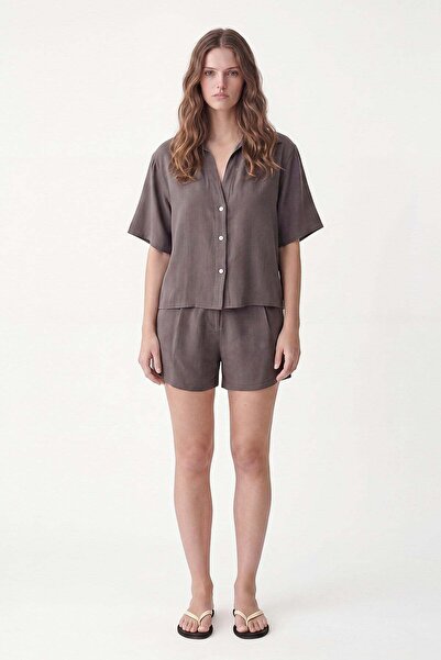 Antioch Coffee 100% Lyocell Shorts Set