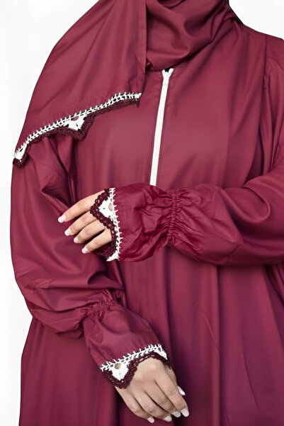SDD Cool and heavy cotton prayer shawl with attached scarf, wide and comfortable
