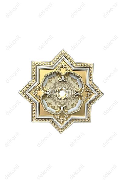 Dekonil 60 cm Yıldız Saray Tavan - Avize Tavan Göbeği