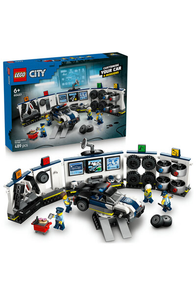 LEGO Εξατομικευμένο Γκαράζ Αστυνομικών Οχημάτων