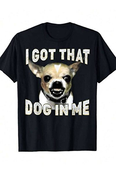 NOURAM تي شيرت I Got That In Me Funny Dog Chihuahua للرجال والنساء، تي شيرت ن...