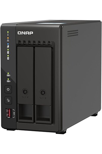 Qnap TS-253E-8G-US 2 Bay Desktop NAS | Intel Celeron Quad-Core Processor, 8 G...