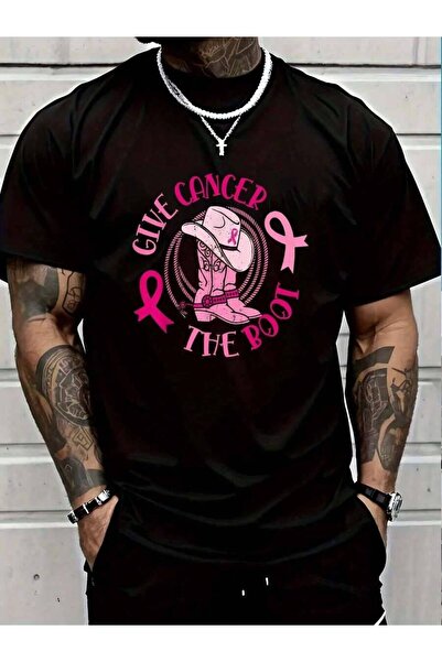 799 100% Cotton Give Boot Awareness Gift For Women Men's Black Vacation Crew ...