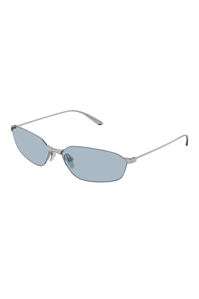 Balenciaga BB0412S 005 Rutenyum/Açık Mavi Güneş Gözlüğü