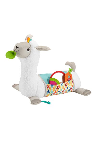 FISHER-PRICE BABY Pernă senzorială 4-în-1 pentru bebeluși, cu jucării și jucă...