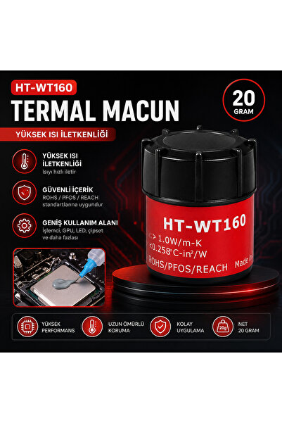 Alfa HT-WT160 ŞİŞE TERMAL MACUN 20 GR