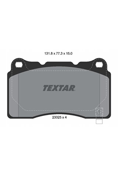 TEXTAR 2332501 KLOCKI HAM. TESLA P. MODEL S/X 12-