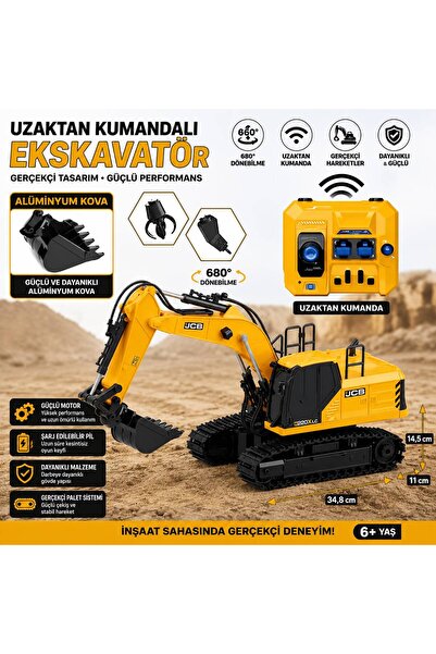 scntoys Uzaktan Kumandalı Full Fonksiyon Şarjlı 3 Başlıklı LED Işıklı Sesli 6...