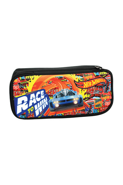HOT WHEELS Race to Win Penar cu 2 compartimente 23,5 cm