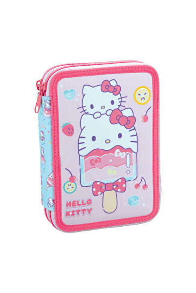 Hello Kitty Κασετίνα σε σχήμα καπκέικ με δύο επίπεδα