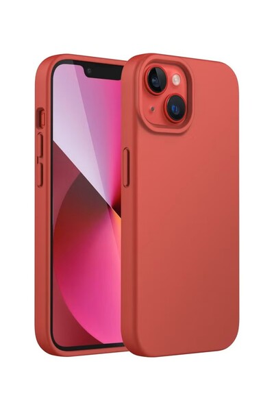 Cat - Cot iPhone 15 Liquid Silicone Case - Slim Fit Soft Touch Protective Cov...