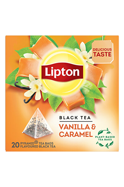 Lipton ΜΑΥΡΟ ΤΣΑΙ ΠΥΡΑΜΙΔΑ (20x1,7gr) - (ΚΑΡΑΜΕΛΑ ΚΑΙ ΒΑΝΙΛΙΑ)