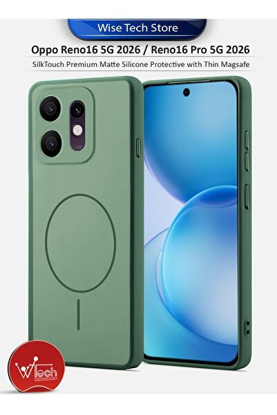 Wtech Oppo Reno16 5G 2026 / Reno16 Pro 5G 2026 SilkTouch Premium Matte Silico...
