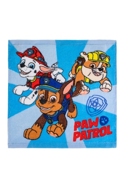OEM Prosop copii/bebeluși, model Paw Patrol, bumbac, albastru, 30x30cm – moal...