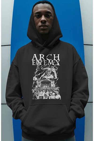 SEVBANO Arch Enemy Rock Metal Music Band Pre-Printed Unisex Oversize Premium ...