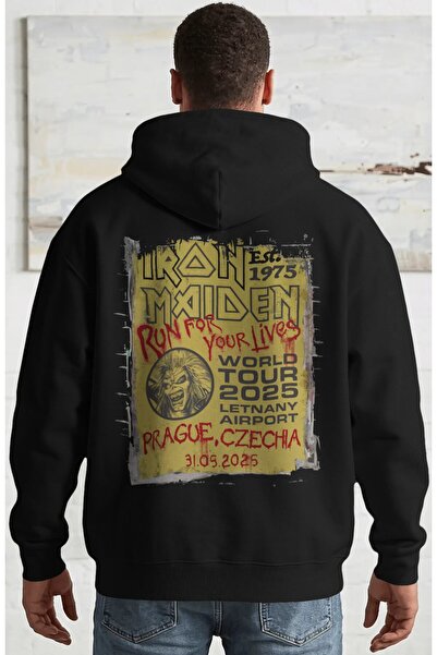 SEVBANO Iron Maiden Ροκ Μέταλ Μουσικό Συγκρότημα με Στάμπα στην Πλάτη Unisex ...