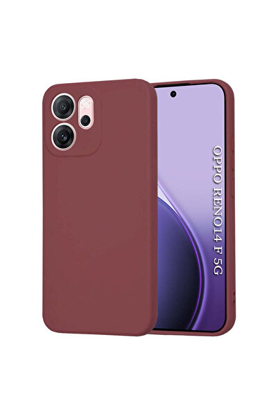 Techsuit Husă pentru OPPO Reno14 FS 5G, SoftFlex, bordo - bordo