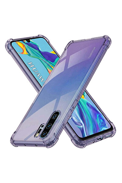 Techsuit Husă pentru Huawei P30 Pro, din silicon transparent, rezistentă la ș...