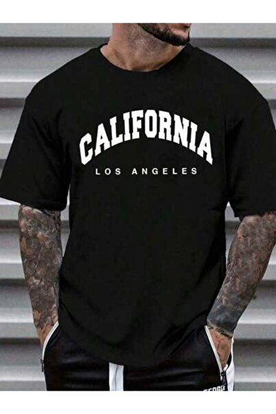 799 Manfinity Dauomo Men Letter Printed Round Neck Short Sleeve Casual Summer...