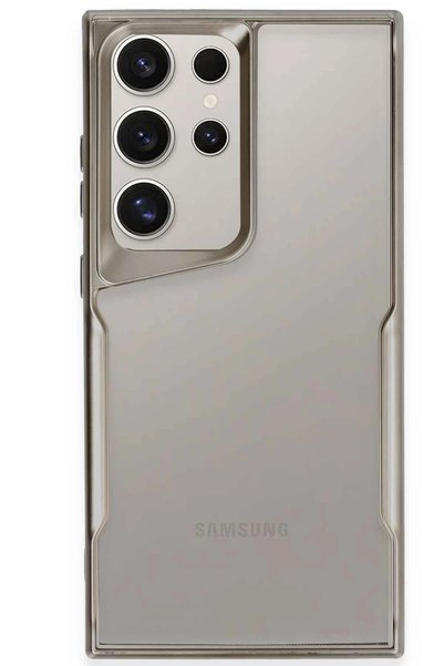New Face غطاء سيليكون من ACONCEPT لهاتف Galaxy S24 Ultra - (95856) رمادي تيتان