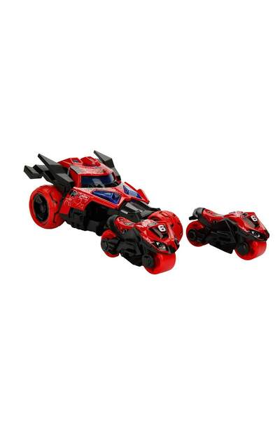 Maxx Wheels Masina cu lansator de motociclete, Maxx Wheels, Catapult Car 3in1...