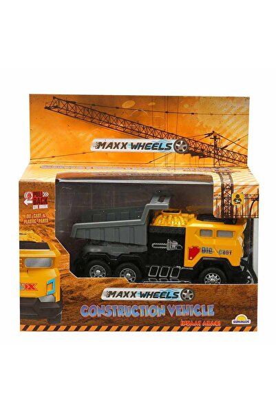 Maxx Wheels Vehicul de constructie cu basculanta, Maxx Wheels, Galben