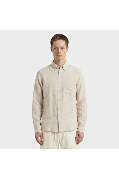 Gant Erkek Bej Regular Fit Gömlek