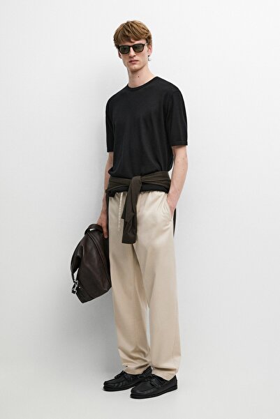 Massimo Dutti Pamuk karışımlı jogger fit pantolon