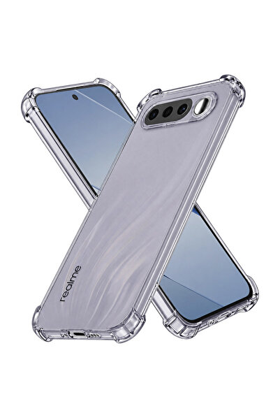 CLICK Husă pentru Realme 16 5G, din silicon transparent, rezistentă la șocuri...