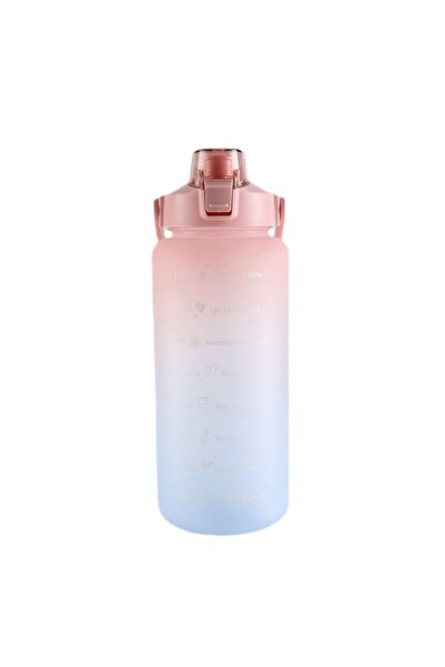 Velaris Bidon de apă pentru fitness 2L multicolor, din plastic PC fără BPA, c...