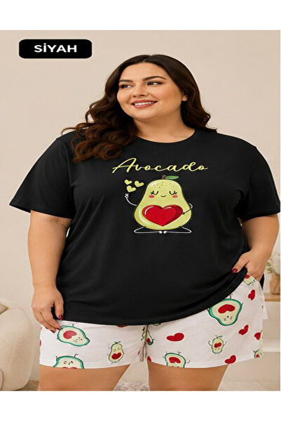 3S MODA تي شيرت نسائي كبير الحجم بطباعة رقمية من Avodako