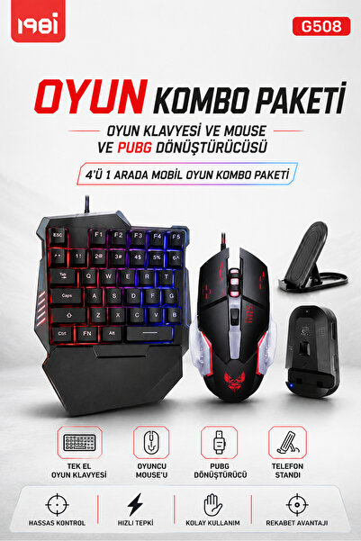 SGroup Rainbow Backlight Klavye Usb 36 Tuşlu Mini Gaming Oyuncu Klavyesi ve O...