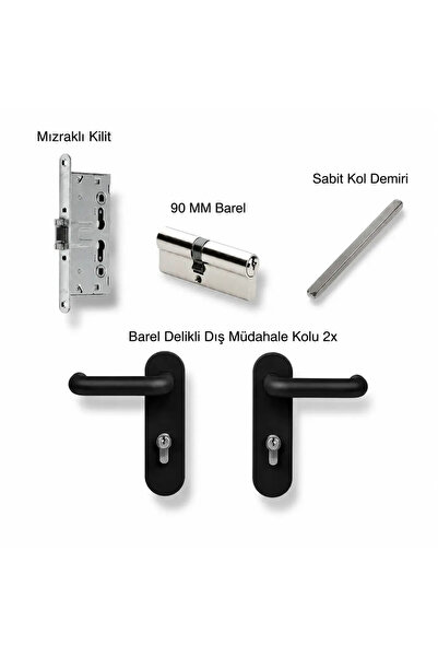 LOCKWAY Panik Barsız Yangın Kapısı Set