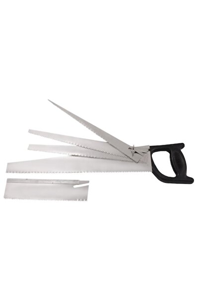 flores Fierăstrău de mână cu mâner din plastic și 5 lame de rezervă, 440 mm