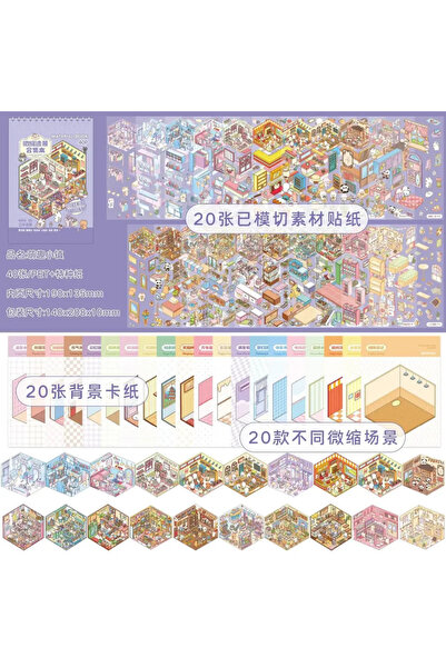 Choice Munchkin Town 3.0nie 40pcs/pack Munchkin Town 3.0 Stacked Cute Style 3...