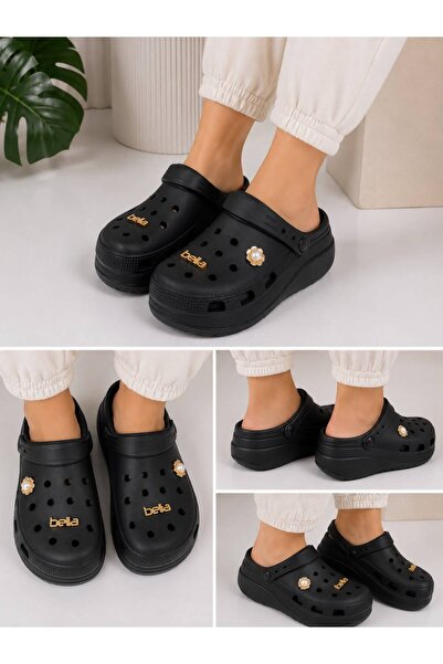 Akınal Bella Mules - Μαύρο - Casual