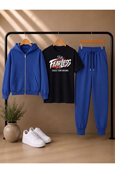 cm buseyiz Busekids New Season 3-Piece Long/Short Sleeve T-Shirt and Hooded J...