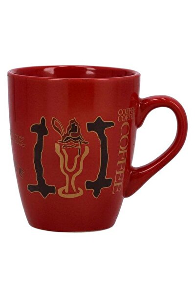 ROYALFORD Porcelain Coffee Mug Red/Black/Yellow 325ml