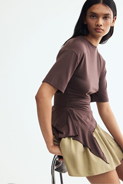 H&M Drapeli Panelli Modal Üst