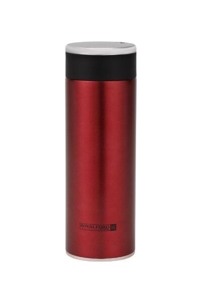 ROYALFORD Stainless Steel Vacuum Water Bottle Red 360ml